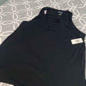 3xl black tank top